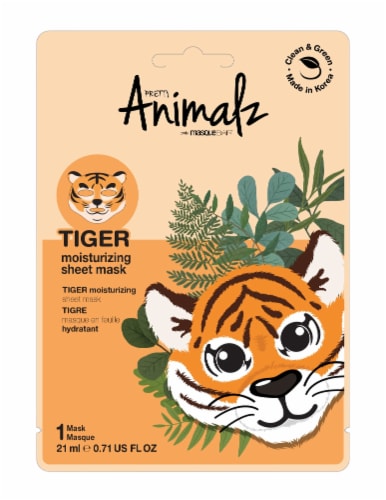 Animalz Tiger Sheet Mask Perspective: front