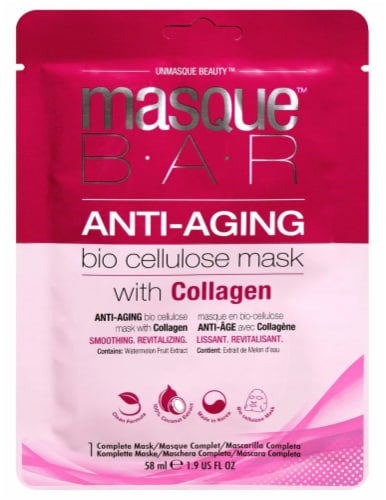 Masque™ Bar Anti-Aging Biocellulose Face Mask With Collagen Perspective: front