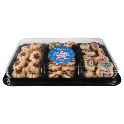 Charlotte's Patriotic Butter Cookies Perspective: front
