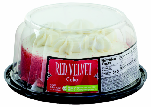 Red Velvet 6" Cake Perspective: front