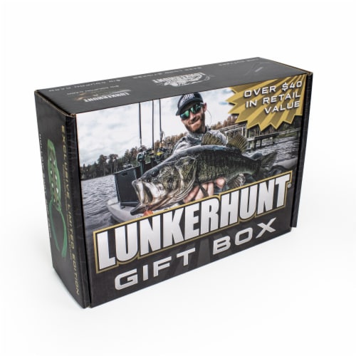 Lunkerhunt Bass Fishing Gift Box Perspective: front