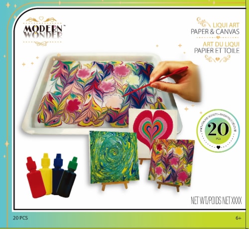 Modern Wonder Liquid Art Paper & Canvas Perspective: front
