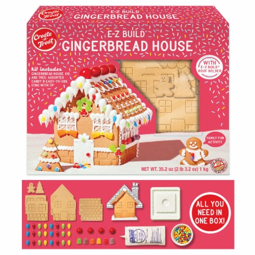 Create A Treat E-Z Build Gingerbread House Kit - 35.5 oz pkg