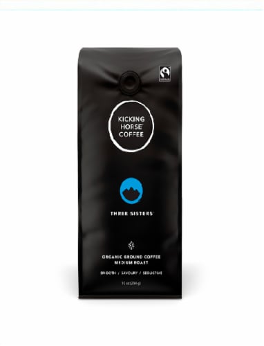 Kicking Horse Coffee® Three Sisters® Medium Roast Ground Coffee Perspective: front