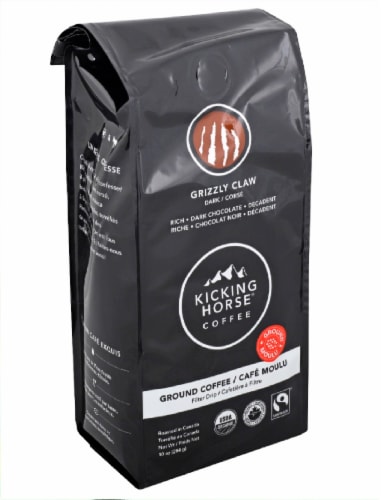Kicking Horse® Coffee Grizzly Claw Dark Ground Coffee Perspective: front