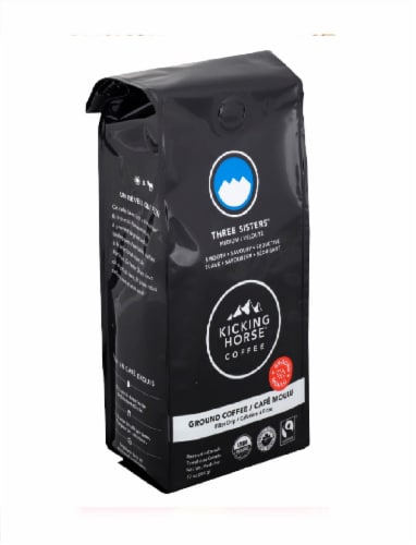 Kicking Horse Three Sisters Medium Roast Ground Coffee Perspective: front