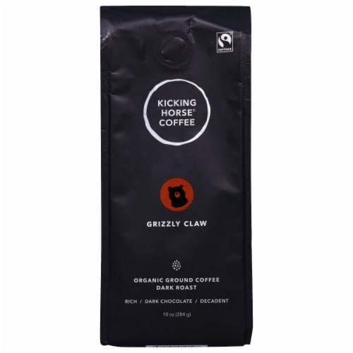 Kicking Horse® Coffee Grizzly Claw Dark Roast Organic Ground Coffee Perspective: front