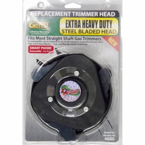 Grass Gator 4680-6 Brush Cutter Head With Metal Blades Perspective: front