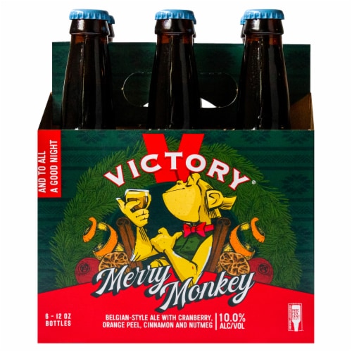 Victory® Merry Monkey Belgin-Style Ale Perspective: front