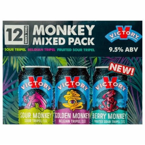 Victory Brewing Company® Mystical Monkey Craft Beer Mixer Pack Perspective: front