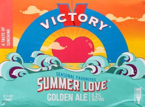 Victory Brewing Company Summer Love Golden Ale Perspective: front