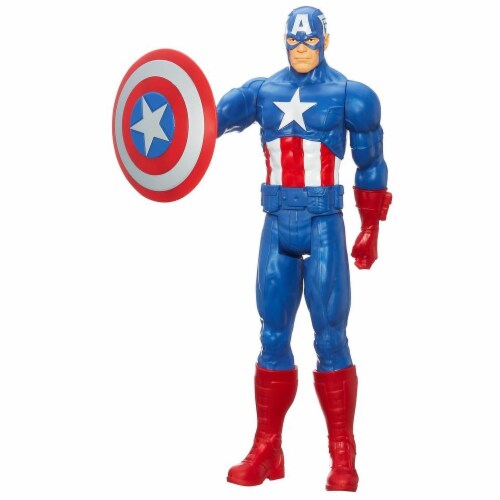 Hasbro Marvel Avengers Titan Hero Series Captain America Action Figure Perspective: front