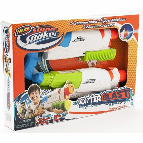Nerf Super Soaker 5-Stream Scatter Blast (Pack of 2), 1 - King Soopers