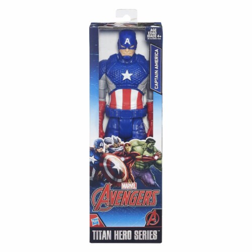 Avengers Capitan America Muñeco Titan Hero 30 Cm Orig Hasbro