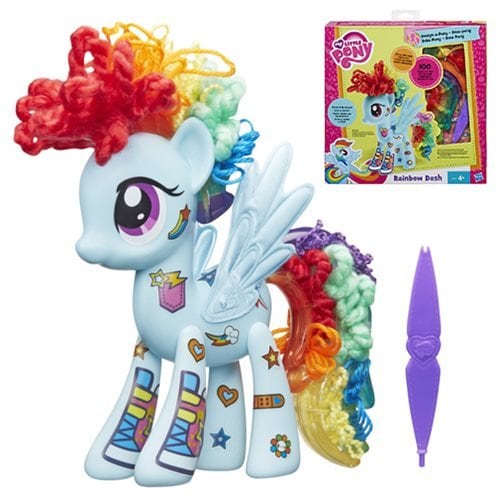 My little pony rainbow dash doll top