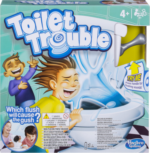 Hasbro Toilet Trouble Board Game Perspective: front