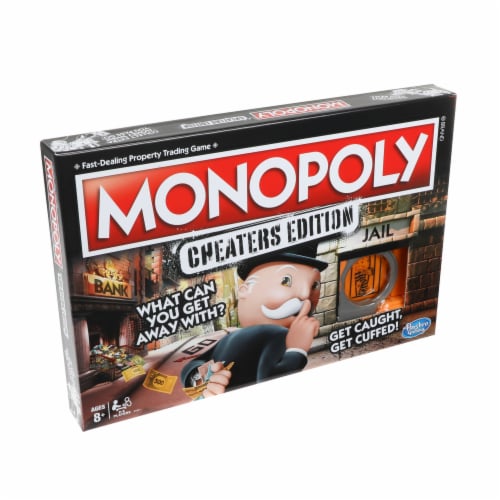Hasbro Monopoly® Cheaters Edition Board Game Perspective: front