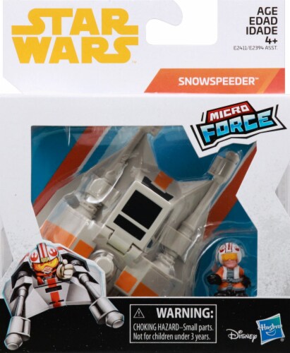 Hasbro Star Wars Luke with Snow Speeder Figure Perspective: front