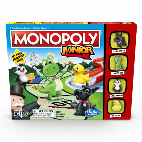 Hasbro Gaming Monopoly Junior Game Perspective: front