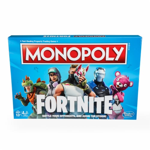 Hasbro Gaming Monopoly: Fortnite Edition Board Game Perspective: front