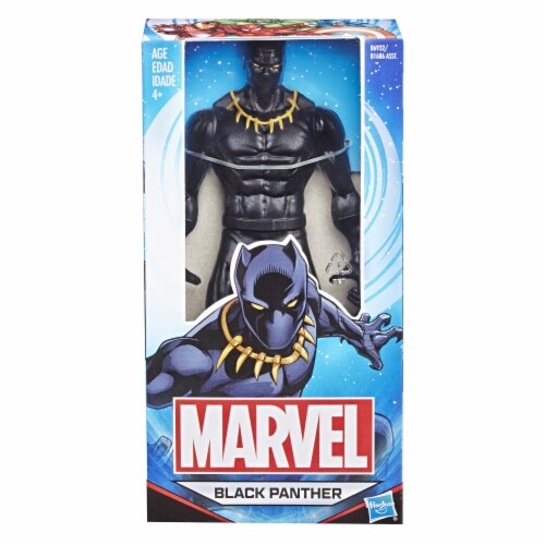 Hasbro Marvel Basic Black Panther Figure Perspective: front