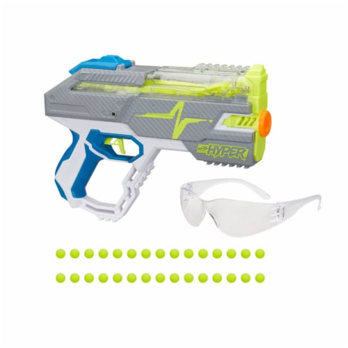 Hasbro E8912 Nerf Hyper Rush-40 Pump-Action Blaster and 30 Nerf