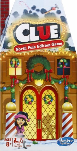 Hasbro North Pole Edition Clue Game Perspective: front