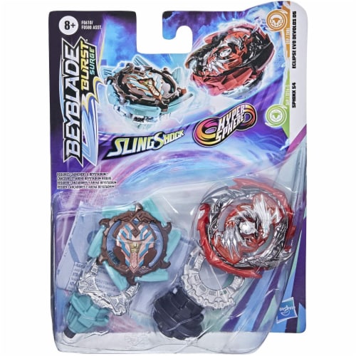 Hasbro Beyblade Burst Surge Slingshock Sphinx S4 and Hypersphere Eclipse  Evo Devolvos D5 Playset, 1 ct - Ralphs