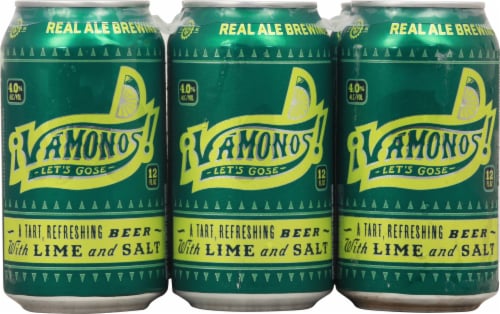 Real Ale Brewing Company Vamonos Let's Gose Perspective: front