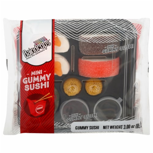 Raindrops® Mini Gummy Sushi Perspective: front