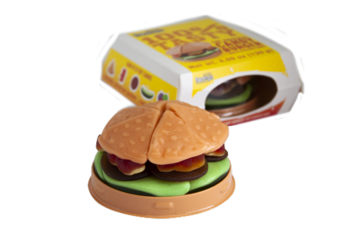 Raindrops Original Gummy Hamburger Perspective: front
