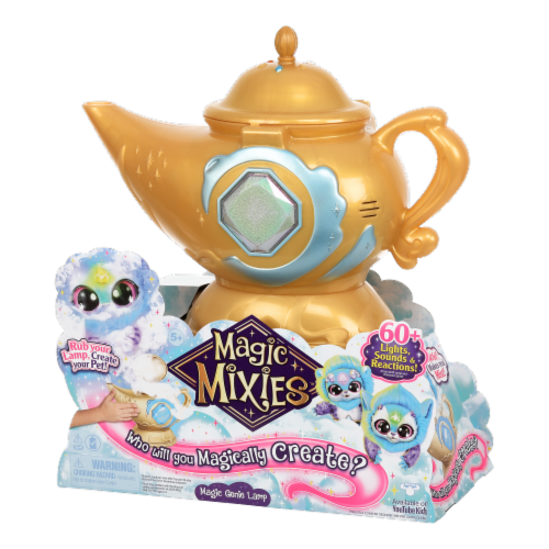 Magic Mixies Blue Magie Genie Lamp Interactive toy Perspective: front