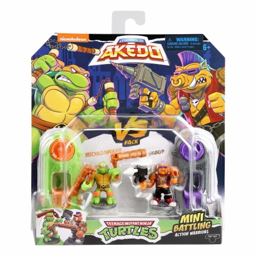 Akedo Mini Battling Teenage Mutant Ninja Turtles Perspective: front