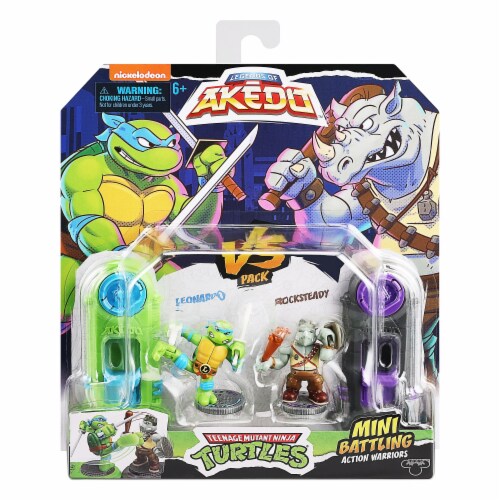 Akedo Mini Battling Teenage Mutant Ninja Turtles Perspective: front