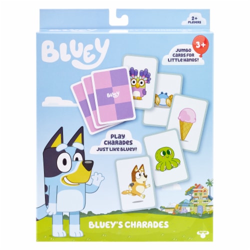 Bluey Charades Playing Cards Perspective: front