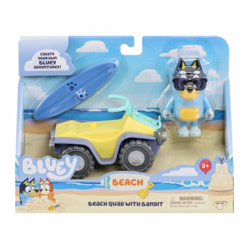 Bluey Beach Quad With Bandit Perspective: front