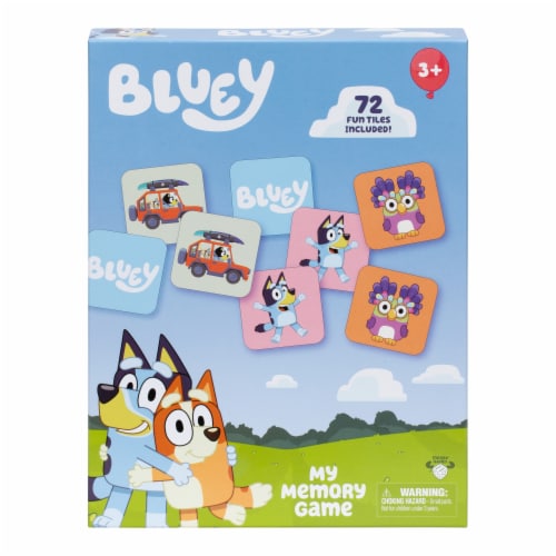 Moose Games Bluey My Memory Card Game Perspective: front