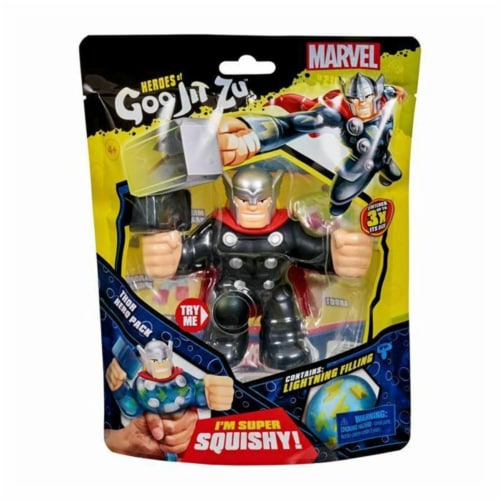 Heroes of Goo Jit Zu Thor Figure Perspective: front