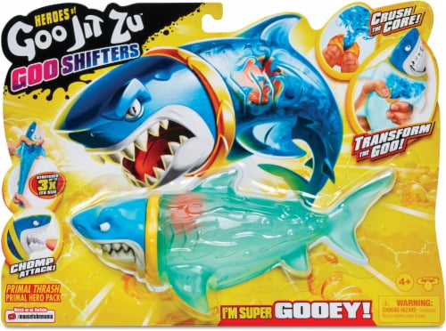 Heroes of Goo Jit Zu Action Figure, 1-Pack Thrash the Shark 