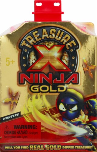 Treasure X 6 Ninja Gold Single Action Figure Perspective: front