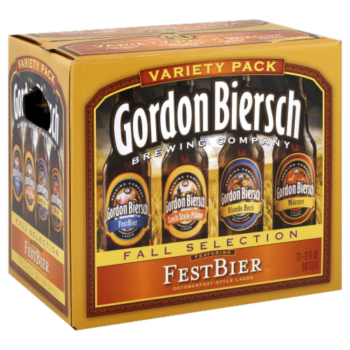 Gordon Biersch Brewing Company Variety Pack Fall Selection Fest Bier Perspective: front