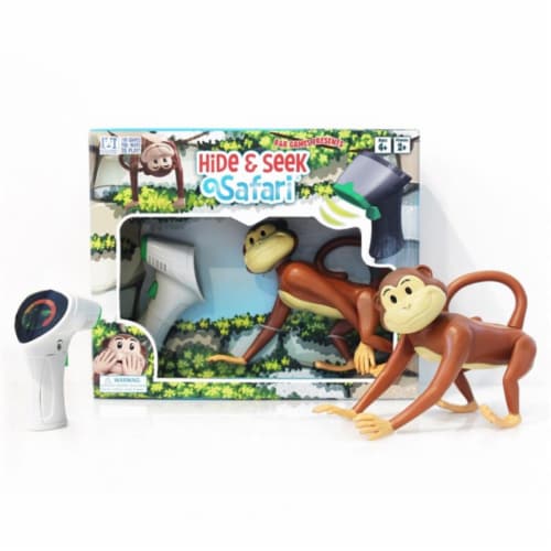 R&R Games Monkey Hide & Seek Safari Game Perspective: front