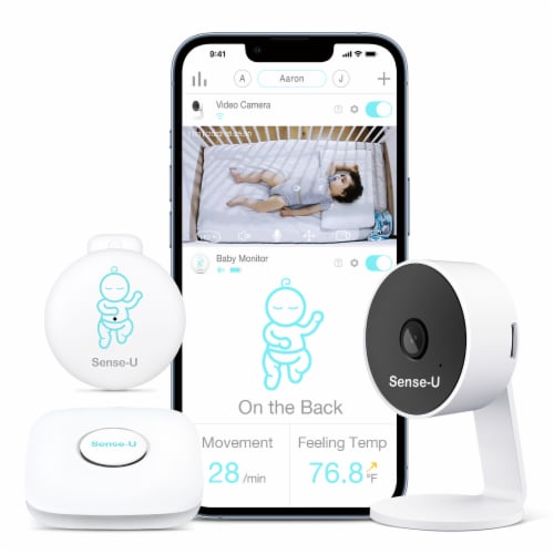 Sense-U Smart Baby Monitor 3: Tracks Infant Body Movement, Rollover,  Feeling Temperature, 1 Unit - Kroger