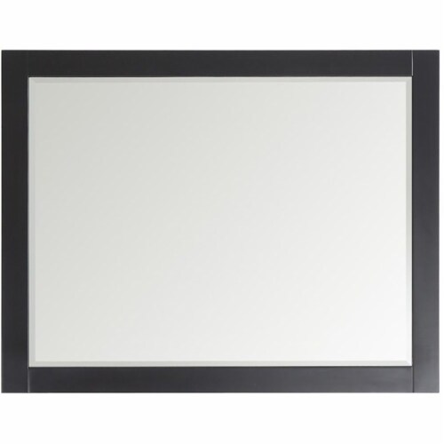 Vinnova Florence 48 Bathroom Vanity Framed Wall Mirror in Espresso Perspective: front