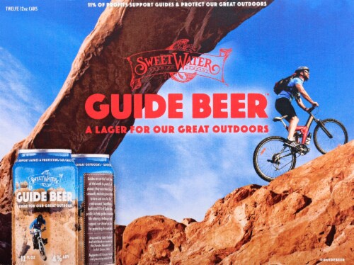 SweetWater Brewing Co. Guide Beer Lager Perspective: front