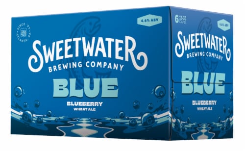 SweetWater Brewing Blueberry Wheat Ale Perspective: front