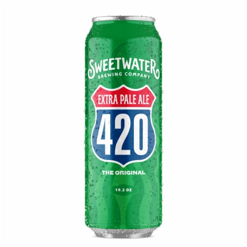 SweetWater Brewing Company 420 Extra Pale Ale Perspective: front