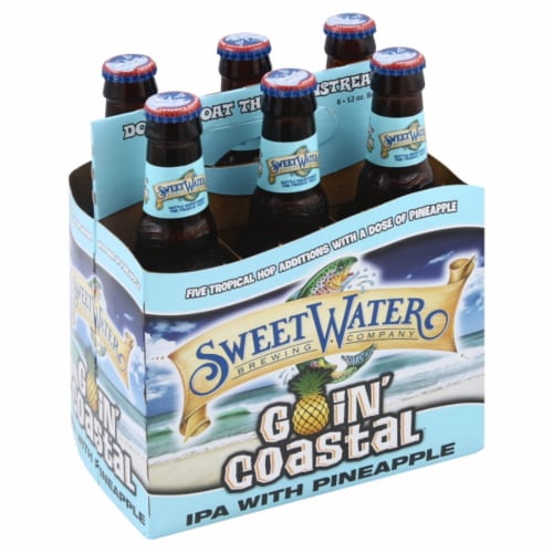 SweetWater Brewing Co. Goin' Coastal IPA with Pineapple Perspective: front