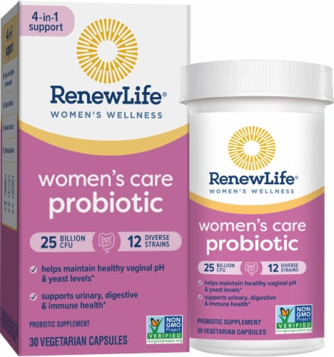 Renew Life Women's Care Probiotics Perspective: front