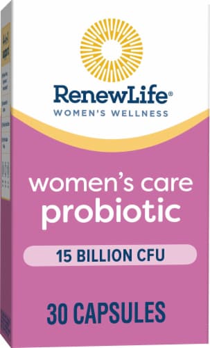 Renew Life Women's Probiotic Capsules Perspective: front